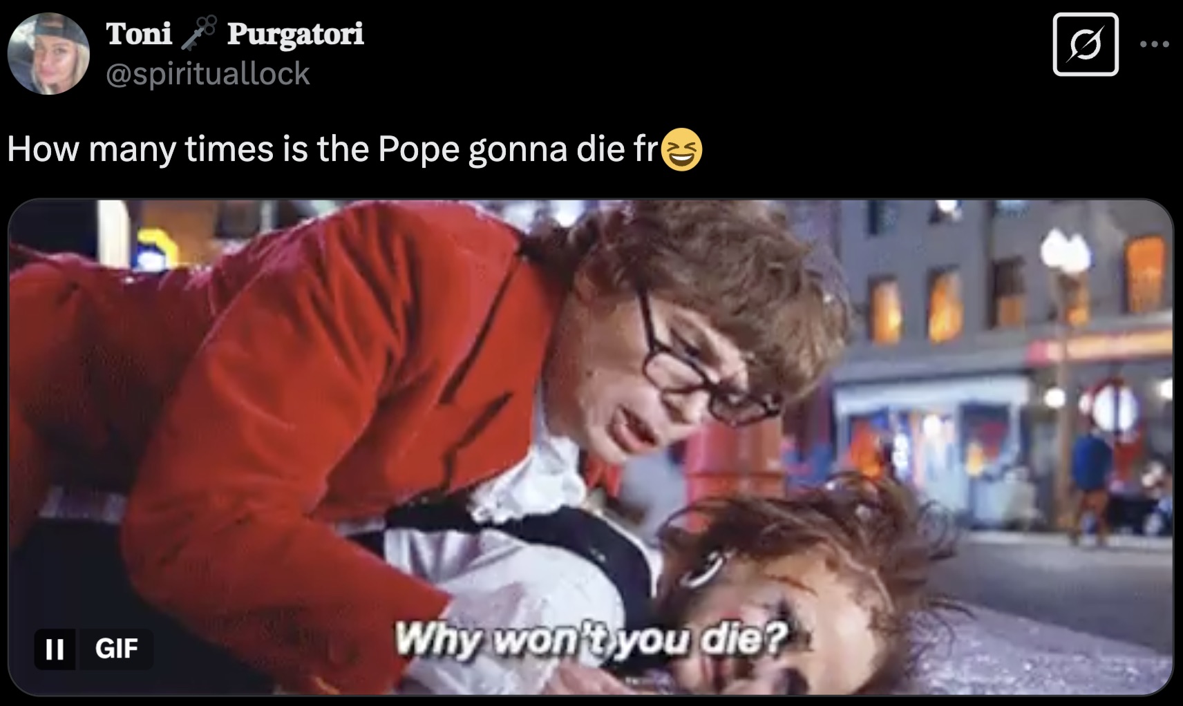 20 Tweets and Reactions to the Pope Flirting With Death